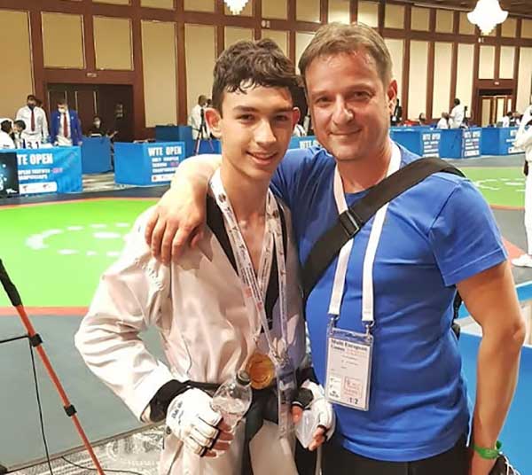 Με την Εθνική ομάδα taekwondo στο Ταλίν Εσθονίας ο Ρούσης του Σπάρτακου Κοζάνης