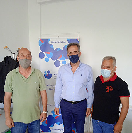 Σύλλογος Εθελοντών Αιμοδοτών «Σταγόνα Ελπίδας»: Συνάντηση με τον κ.Κωνσταντινίδη στο γραφείο του συλλόγου μας
