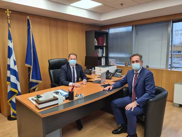 Συνάντηση του Βουλευτή ΠΕ Κοζάνης Στάθη Κωνσταντινίδη με τον Υφυπουργό Ψηφιακής Διακυβέρνησης Γιώργο Στύλιο