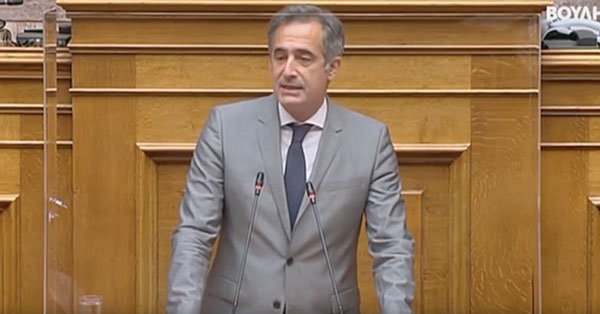 Ομιλία του Στάθη Κωνσταντινίδη, στη Βουλή, στο σ/ν του Υπουργείου Δικαιοσύνης για την πιλοτική δίκη και την επιτάχυνση στην απονομή της πολιτικής δικαιοσύνης