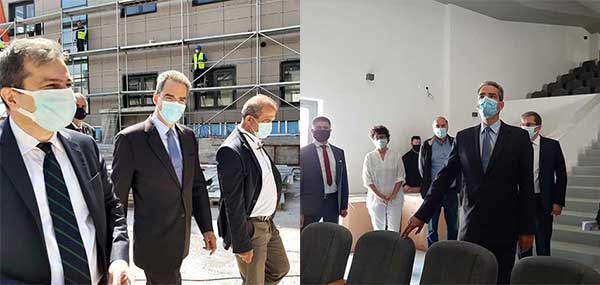 Ο Υφυπουργός Παιδείας Άγγελος Συρίγος στη νέα πανεπιστημιούπολη της Κοζάνης