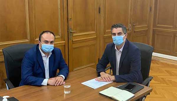 Επίσκεψη εργασίας του Αντιπεριφερειάρχη Περιφερειακής Ανάπτυξης στην Αθήνα