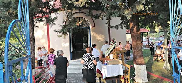 Πανηγυρικός εσπερινός στο εξωκλήσι της Αγίας Παρασκευής των Σερβίων