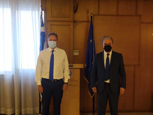 Συνάντηση του Γιώργου Αμανατίδη με τον Υπουργό Αγροτικής Ανάπτυξης και Τροφίμων κ. Σπήλιο Λιβανό