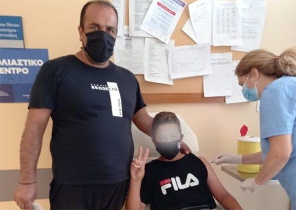 Πτολεμαΐδα: Πρώτος εμβολιασμός 13χρονου στο Μποδοσάκειο Νοσοκομείο