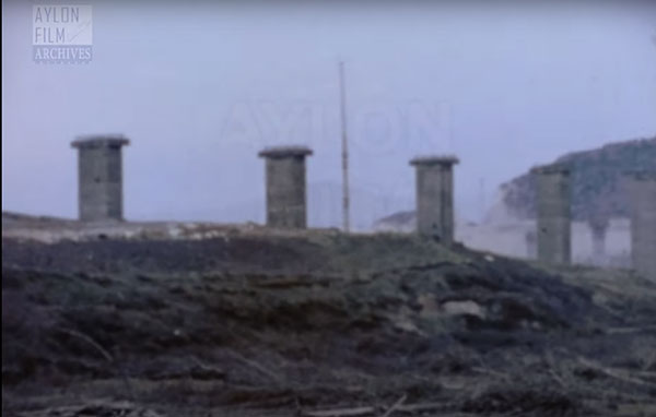 1973 – Η Υψηλή Γέφυρα των Σερβίων στη λίμνη Πολυφύτου υπό κατασκευή