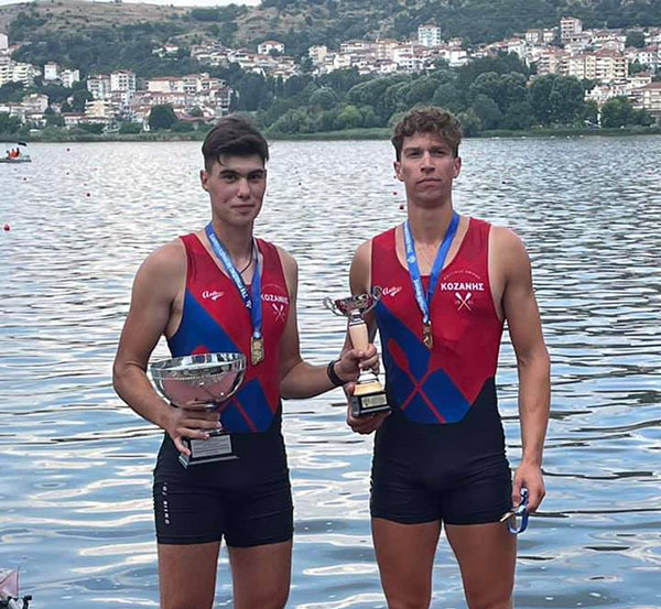 Πρώτη θέση από το ΝΟΚ στη δίκωπο άνευ ανδρών στο 87ο πρωτάθλημα κωπηλασίας στην Καστοριά