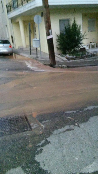Έσπασε ο κεντρικός αγωγός στην περιοχή της Αγίας Παρασκευής- Χωρίς ύδρευση τα Ηπειρώτικα