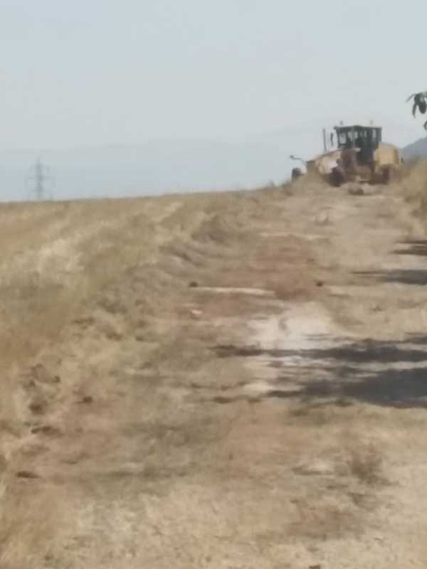 Εργασίες διάνοιξης αντιπυρικής ζώνης περιμετρικά της κοινότητας Δρεπάνου