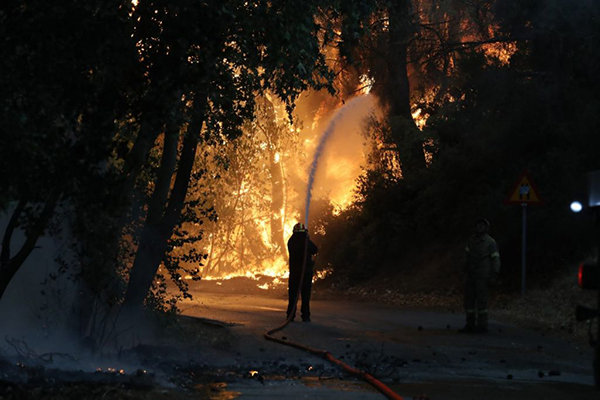 Χαρδαλιάς: 40 ενεργά μέτωπα σε όλη την Ελλάδα – Επικίνδυνη φωτιά σε τρία μέτωπα στη Βαρυμπόμπη