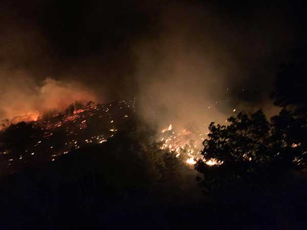 Έσβησε και η νέα φωτιά που ξέσπασε ανάμεσα στην Ποντινή και το Παλαιοχώρι