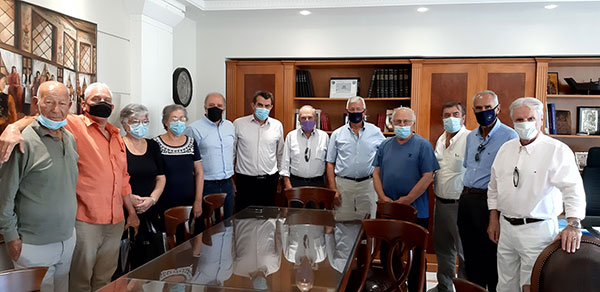 Επίσκεψη του Προέδρου του Συλλόγου Καστοριέων «Ομόνοια» Νέας Υόρκης και Ελληνοαμερικανών στον Αντιπεριφερειάρχη Καστοριάς