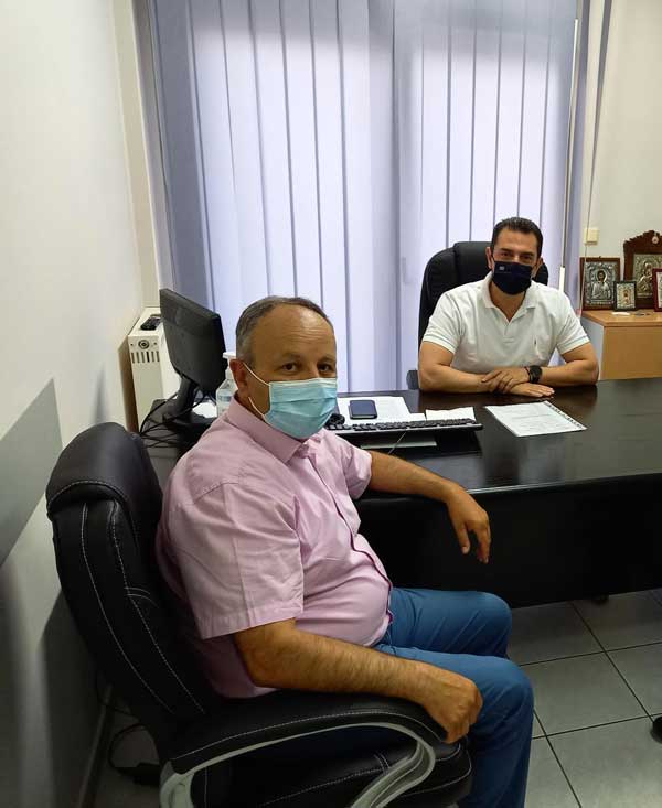 Συνάντηση Λάμπρου Χατζηζήση με τον υπουργό Ενέργειας και Περιβάλλοντός κ. Σκρέκα Κωνσταντίνο