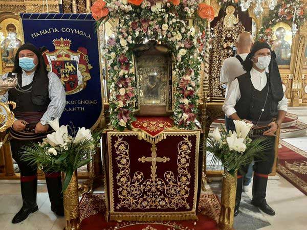 Η Παναγία Σουμελά, η Παναγία των Ποντίων υποδέχεται τους πιστούς από κάθε γωνιά της Ελλάδας