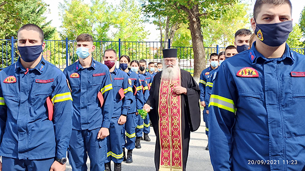 Πραγματοποιήθηκε σήμερα ο αγιασμός της σχολής πυροσβεστών Πτολεμαΐδας