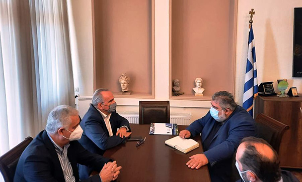 Συνάντηση του Δημάρχου Εορδαίας με τον Αναπληρωτή Υπουργό Ανάπτυξης και Επενδύσεων, αρμόδιο για τις Ιδιωτικές Επενδύσεις και τις ΣΔΙΤ Νίκο Παπαθανάση