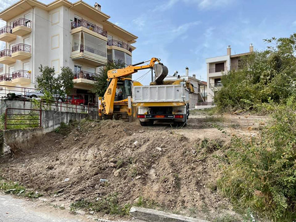 Διάνοιξη οδού Μιαούλη, περιοχή Αγίου Αθανασίου