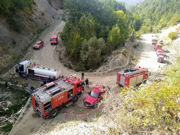 Γράμμο – Μονόπυλο Νεστορίου Καστοριάς: Σε 200 στρέμματα υπολογίζεται περίπου η έκταση που έχει καεί