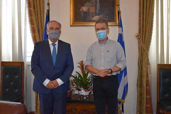 Με τον αναπληρωτή υπουργό Ανάπτυξης Νίκο Παπαθανάση συναντήθηκε ο δήμαρχος Κοζάνης Λάζαρος Μαλούτας