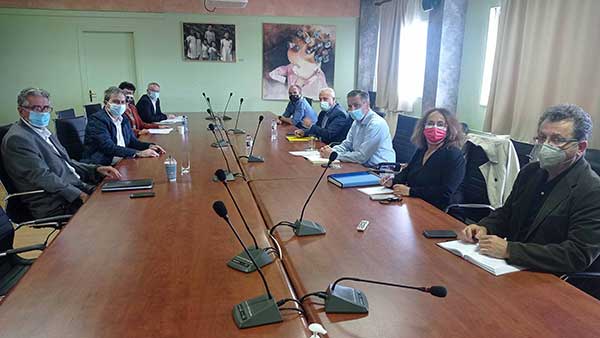 Συνάντηση του Περιφερειάρχη Γ. Κασαπίδη με τον Πρύτανη του Π.Δ.Μ. Θ. Θεοδουλίδη, για την πρόοδο των έργων του Πανεπιστημίου στη Φλώρινα