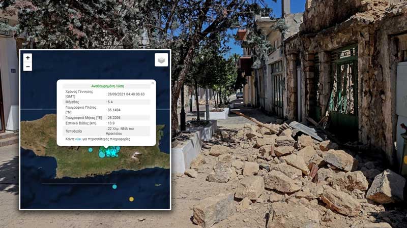 Νέος σεισμός 5,3 Ρίχτερ αναστάτωσε την Κρήτη