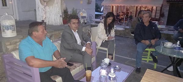 Ο Βουλευτής Ζήσης Τζηκαλάγιας σε λαϊκή συνέλευση στο Βογατσικό