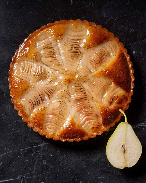 Tarte Bourdaloue – Τάρτα με κρέμα αμυγδάλου και αχλάδια
