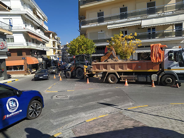 Κοζάνη: Εργασίες της ΔΕΥΑΚ κοντά στον Φανό “Πηγάδι Τ’ Κεραμαριό”