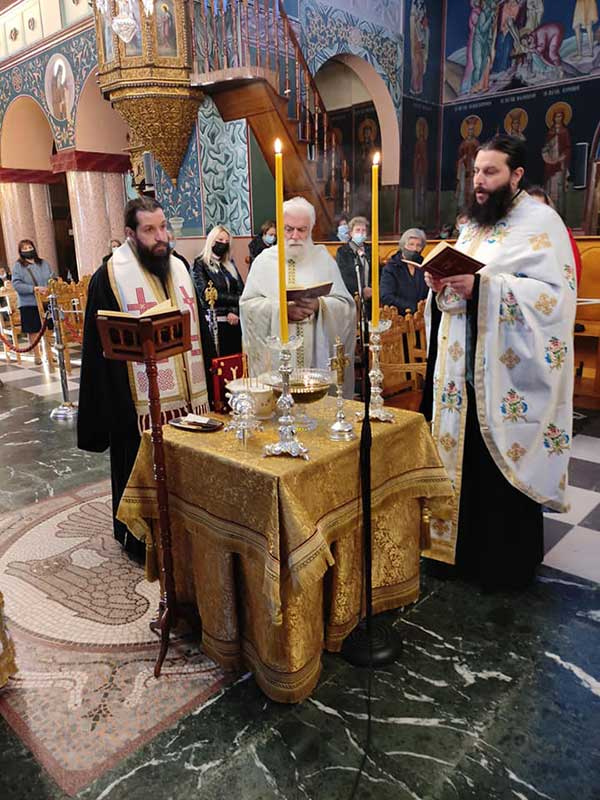 Ιερό ευχέλαιο στον Ι.Μ.Ν. Αγίου Δημητρίου Σιάτιστας