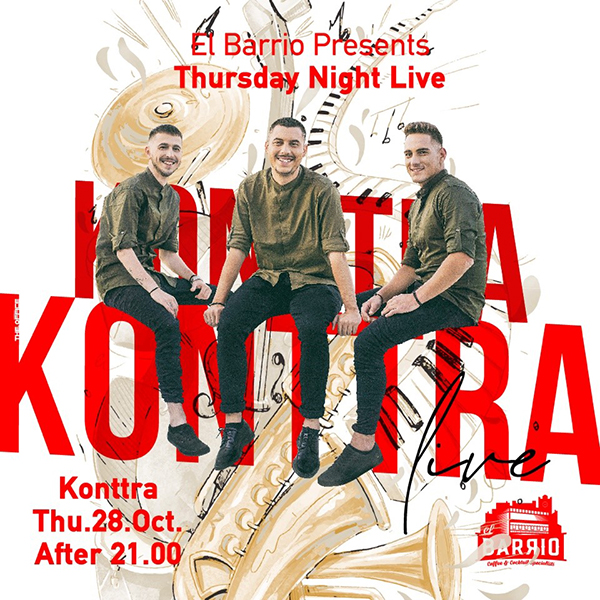Οι Konttra Band live στο “El Barrio” σήμερα το βράδυ