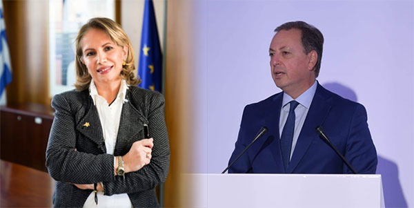 ΥΠΑΑΤ: Συνάντηση εργασίας είχαν ο Υπουργός Αγροτικής Ανάπτυξης και Τροφίμων κ. Σπήλιος Λίβανος και η Πρόεδρος της Ελληνικής Αναπτυξιακής Τράπεζας