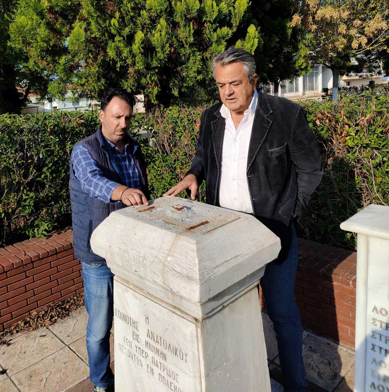 Αποκατάσταση του Μνημείου Πεσόντων στην Τ.Κ. Ανατολικού