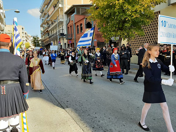 Η μαθητική παρέλαση της Κοζάνης