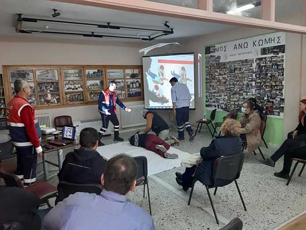 Σεμινάριο πρώτων βοηθειών στην Άνω Κώμη