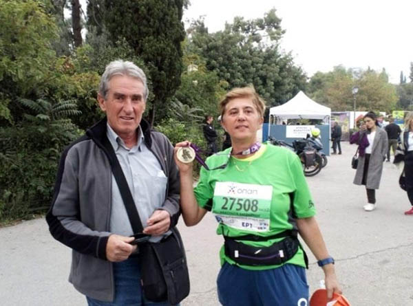 Η Σιατιστινή αθλήτρια Χατζηζήση Αναστασία (Τέση) στον Μαραθώνιο της Αθήνας