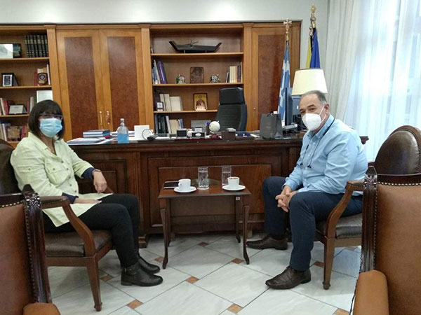 Εθιμοτυπική Επίσκεψη του Δημάρχου Άργους Ορεστικού στην Αντιπεριφερειάρχη Καστοριάς