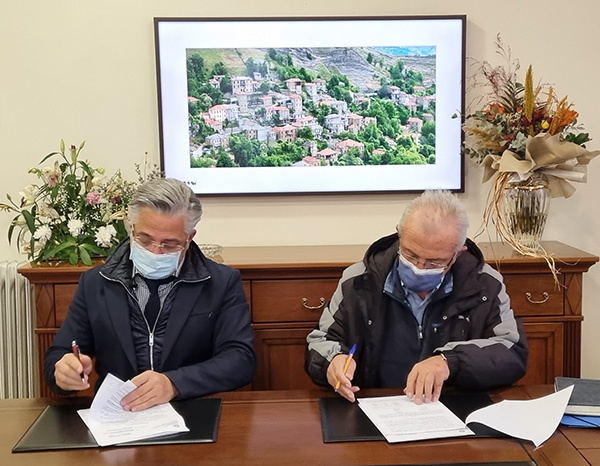 Υπογραφή σύμβασης συντήρησης εσωτερικής οδοποιίας των μικρών οικισμών του Δήμου Βοΐου