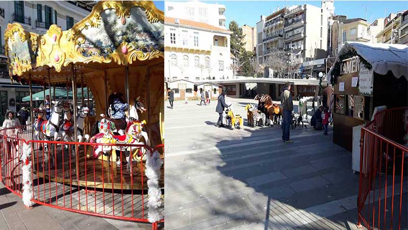 Με καρουζέλ και αλογάκια τα Χριστούγεννα στην Κοζάνη-Πότε θα ανάψει το δέντρο