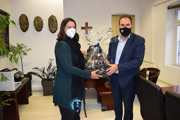 Συνάντηση του Δημάρχου Φλώρινας με την Υπουργό Παιδείας