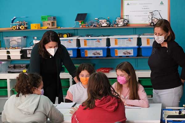 Η Υπουργός Παιδείας και Θρησκευμάτων Νίκη Κεραμέως σε σχολεία του Νομού Φλώρινας