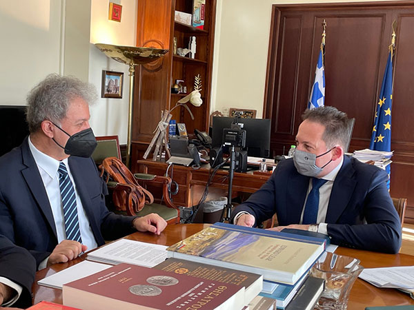 Συνάντηση της Συντονιστής Επιτροπής της υπό σύσταση Ένωσης Αναπτυξιακών Οργανισμών Ελλάδος με τον Αν. Υπουργό Εσωτερικών κ. Πέτσα