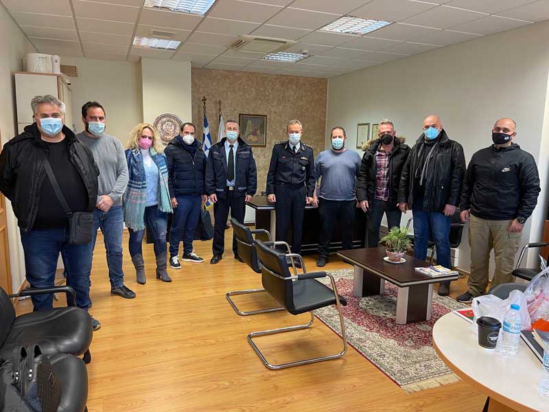Συνάντηση της Ένωσης Αστυνομικών Υπαλλήλων Κοζάνης με τον Αστυνομικό Διευθυντή και Υποδιευθυντή Κοζάνης