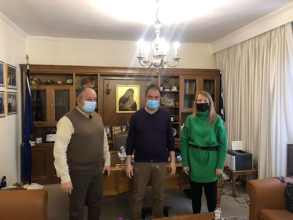 Τους Προέδρους των επιμελητηρίων Κοζάνης, Γρεβενών επισκέφθηκαν η Ευφροσύνη Ντιό και ο Λάμπρος Χατζηζήσης