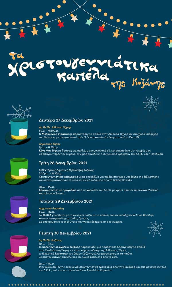 «Τα χριστουγεννιάτικα καπέλα της Κοζάνης» (πρόγραμμα)