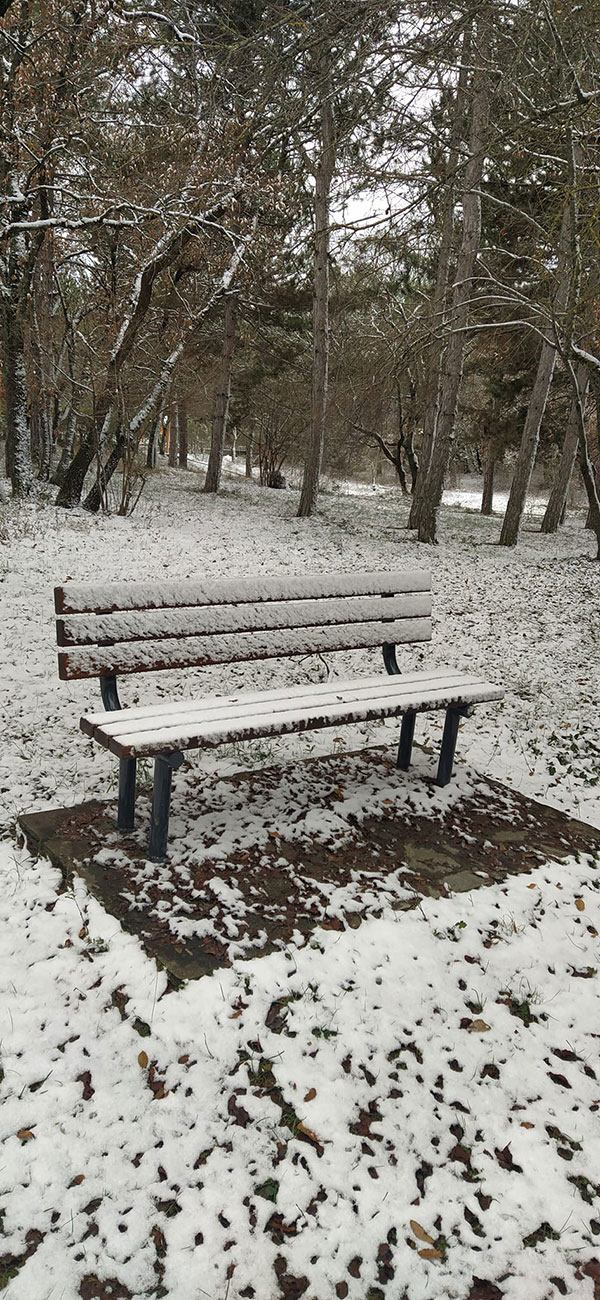 Βόλτα στο χιονισμένο Κουρί