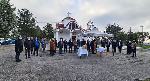 Επιμνημόσυνη δέηση στο εκκλησάκι της Αγίας Βαρβάρας στο ΛΚΔΜ υπέρ των πεσόντων λιγνιτωρύχων