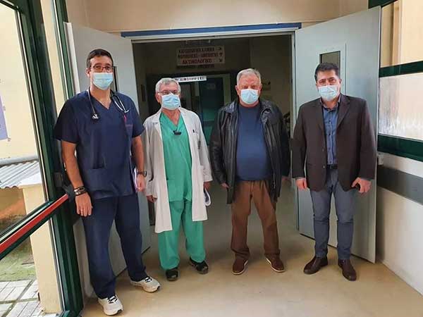 Επισκέψεις του αντιπεριφερειάρχη Δημόσιας Υγείας κ. Μαργαρίτη σε νοσοκομεία και κέντρα υγείας της Δυτικής Μακεδονίας