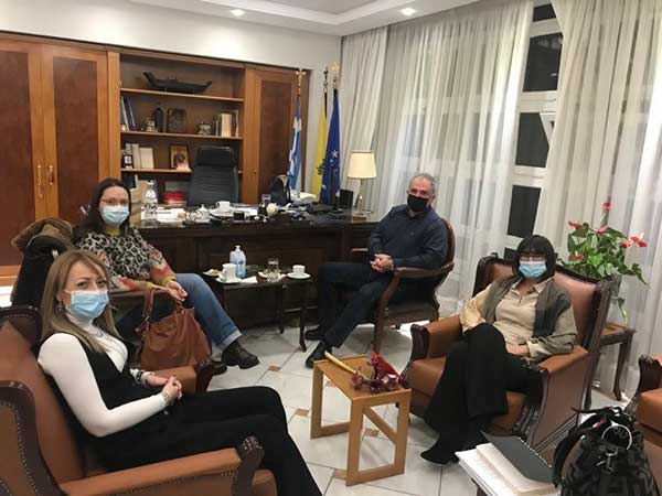 Τους προέδρους των επιμελητηρίων Καστοριάς και Φλώρινας επισκέφθηκε η Αντιπεριφερειάρχης Ευφροσύνη Ντιό