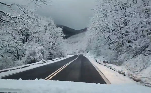 Βίγλα Φλώρινας με πολύ χιόνι