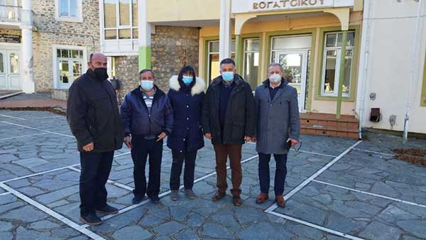 Επίσκεψη του Περιφερειάρχη Γιώργου Κασαπίδη, και των Αντιπεριφερειαρχών Δέσποινας Κοζατσάνη και Θωμά Μάνου στην Τ.Κ. Βαγατσικού